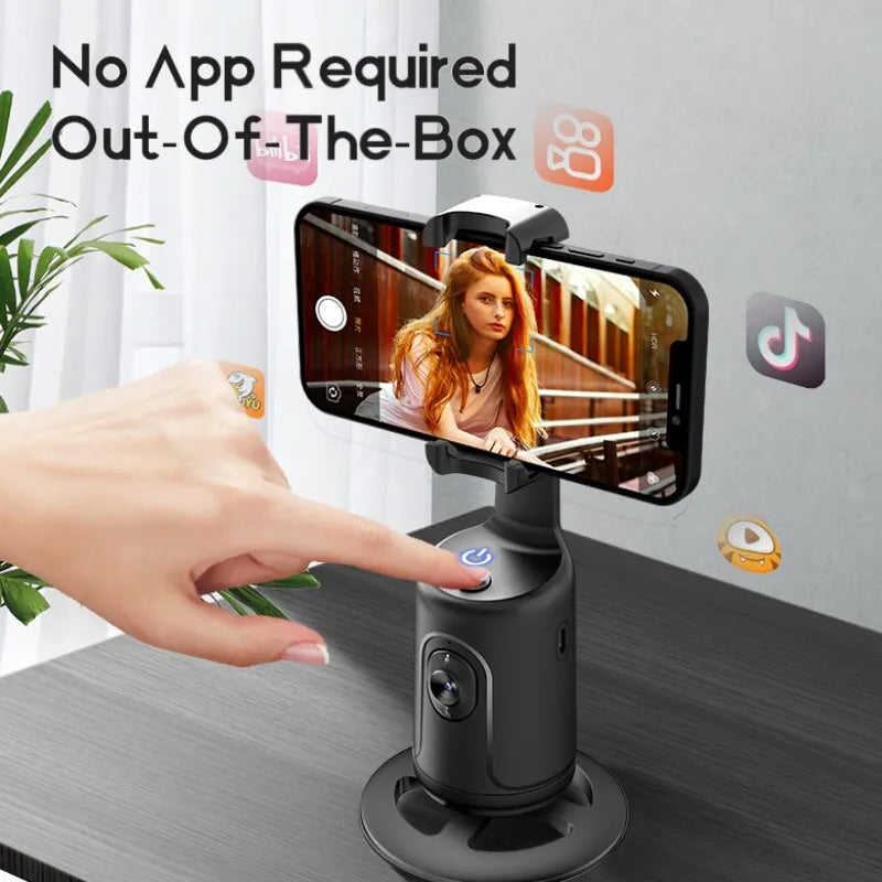 Trípode Inteligente Para Celular con seguimiento 360 grados
