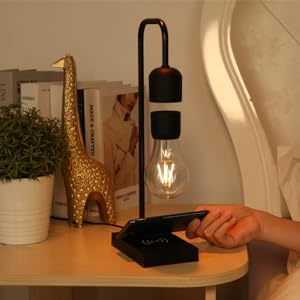 ¡Despierta Asombro! Lámpara Levitante con Carga Inalámbrica.